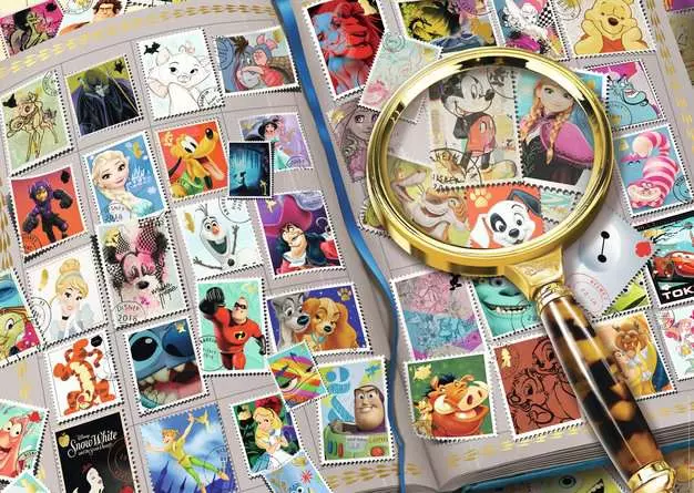 Jigsaw Puzzle Disney Stamp Album - 1000 Pieces Puzzle