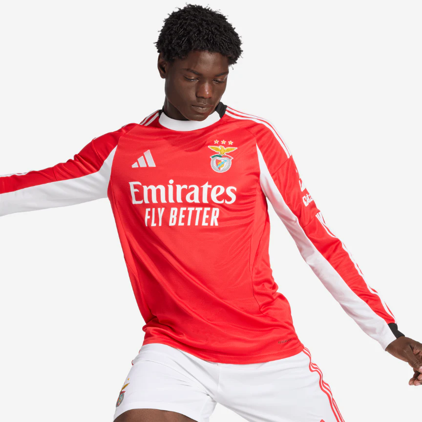 Camisola Benfica Manga Longa Principal 2025/26 - ��LTIMAS UNIDADES!