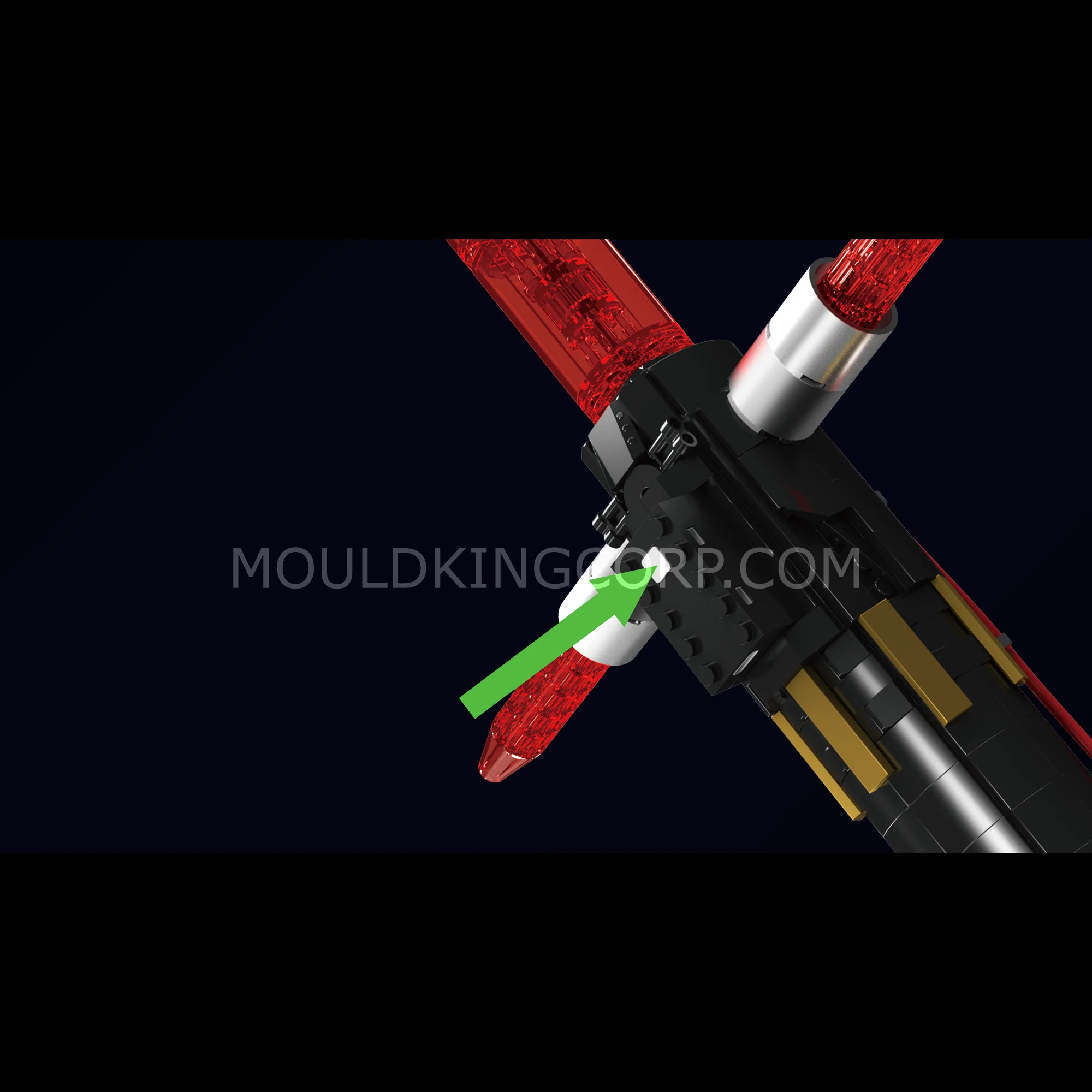 Mould King 10239 Crossguard Lightsaber Building Set | 1,168 Pcs