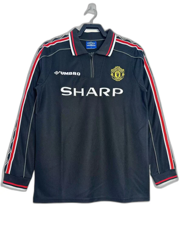 Manchester United 1998 Goalkeeper Black Jersey - Retro Version