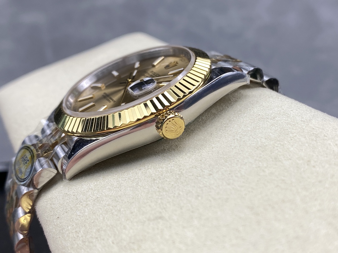 Rolex Datejust 126333 0010 Champagne Index Jubilee 41mm Two Tone Steel