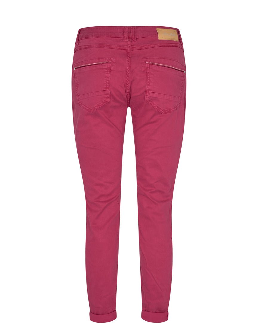 ‌Pocket-Embroidered Taper Pants