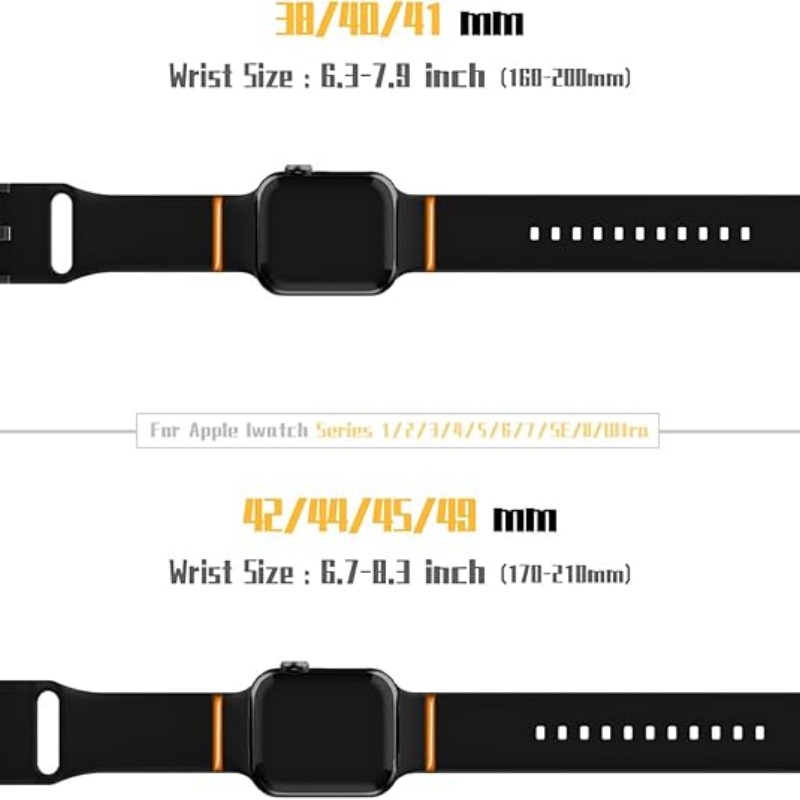 STRAPTIQUE Sport Band Compatible with Apple Watch Bands