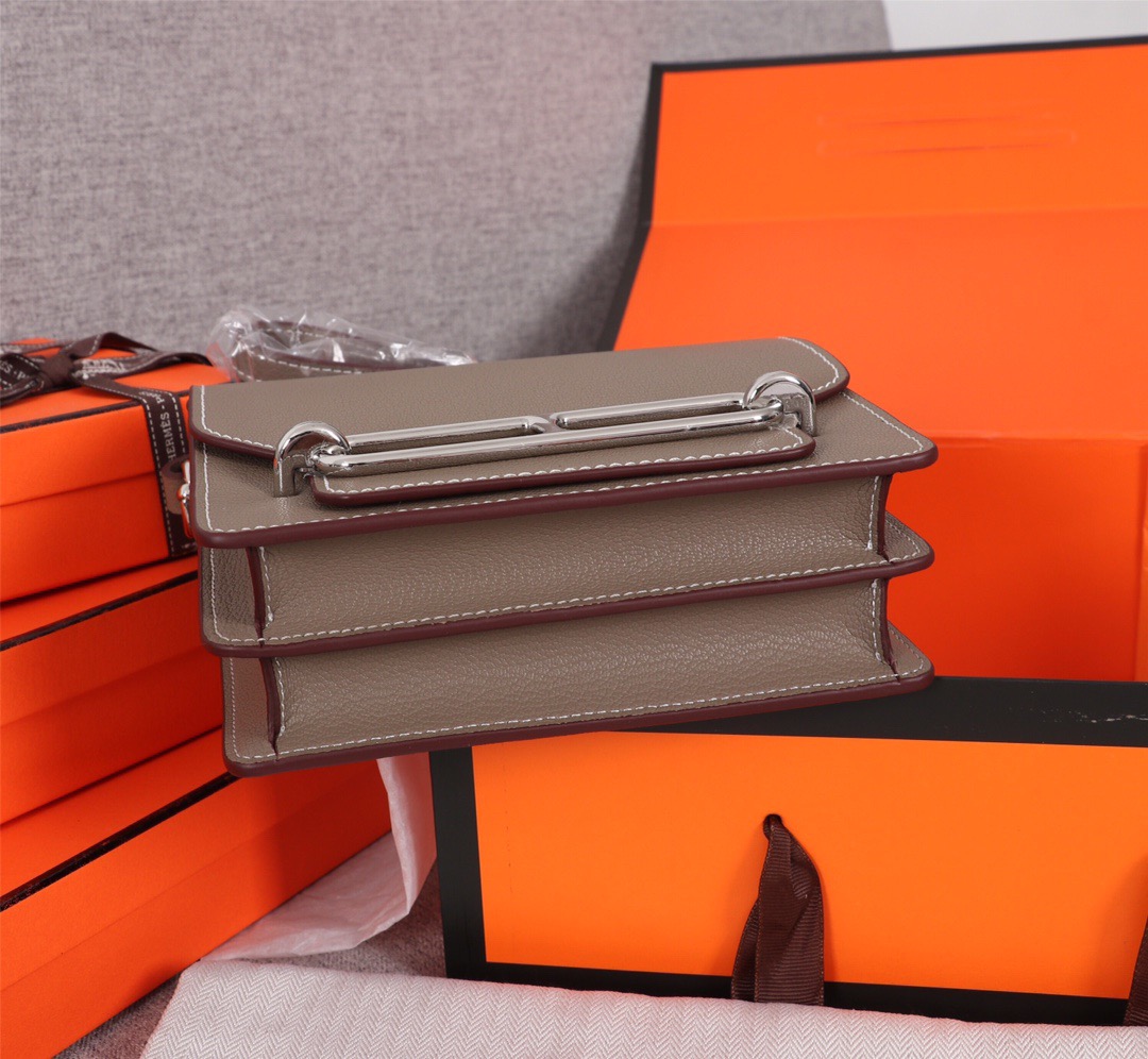 Hermes sac roulis 18-22 Palladium Hardware