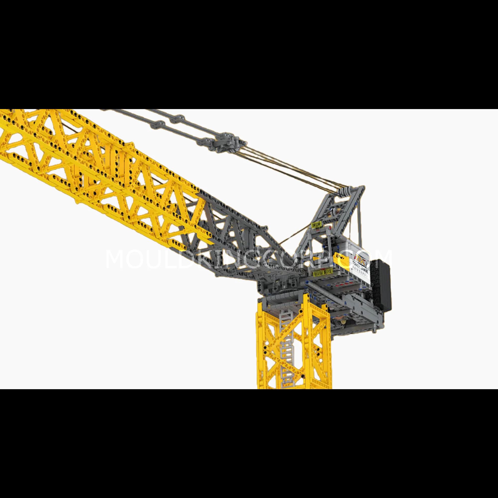 Mould King 17096 Luffing Jib Tower Crane Building Set | 2,565 Pcs