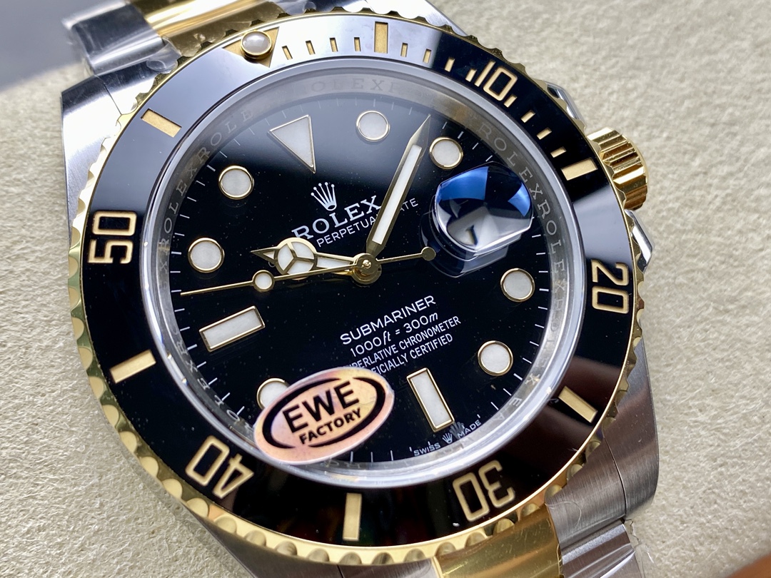 Rolex Submariner 126613LN 0002 Black Dial Black Bezel 41mm Mens Replica Watch