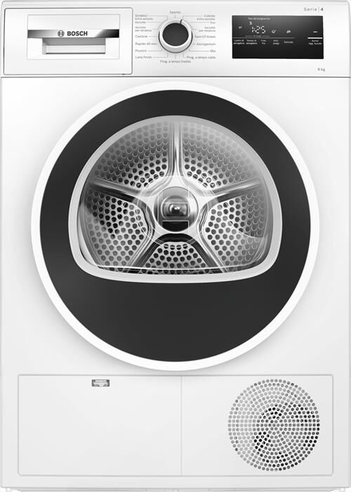 BOSCH - Asciugatrice Serie 4 WTH85208II 8Kg Classe E-Bianco