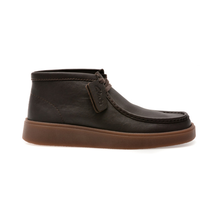 Ghete CLARKS maro, TORVIEW HI, din piele naturala