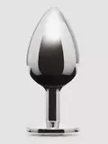 Lovehoney Jewelled Metal Large Butt Plug 3.5 Inch Clear