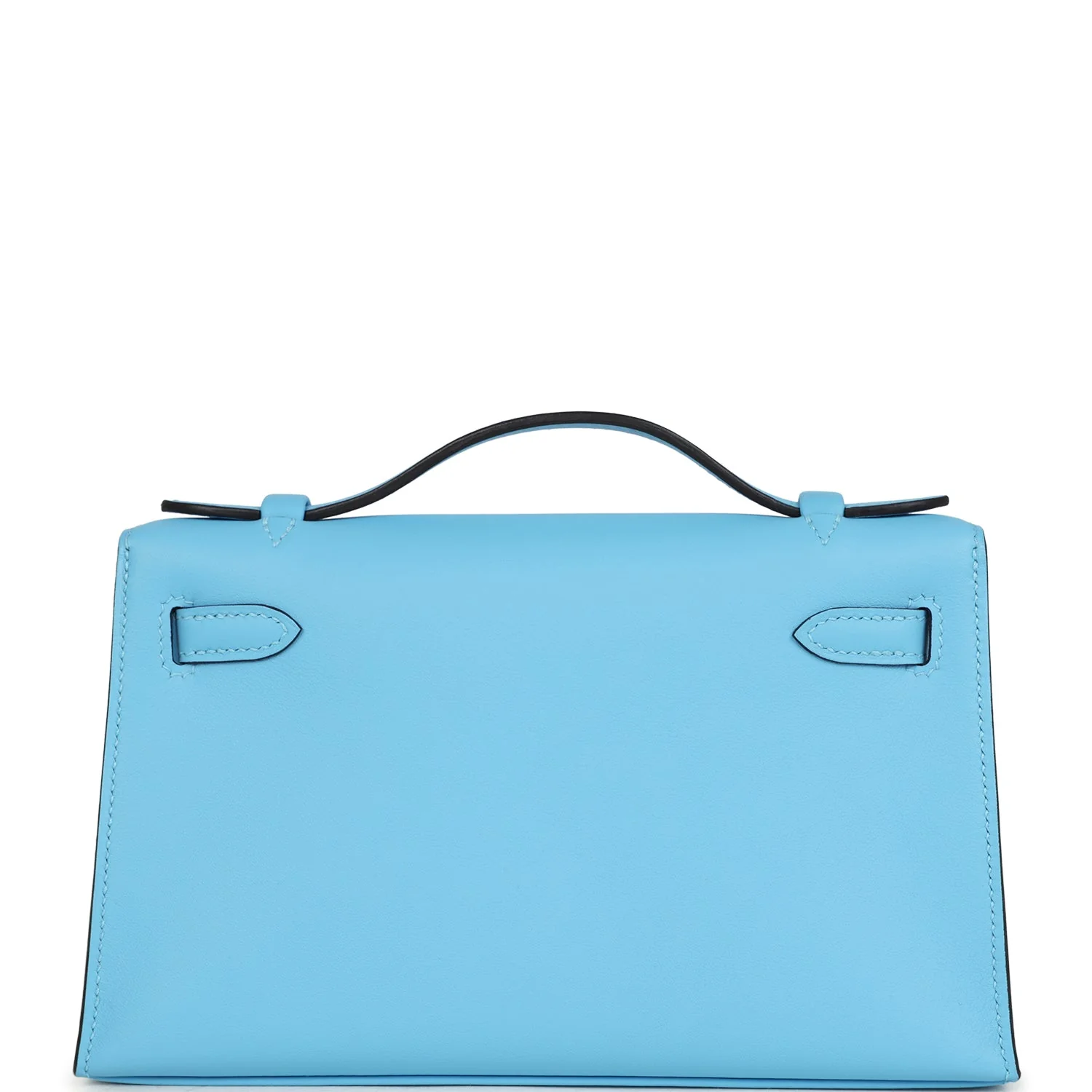 Hermes Kelly Pochette Celeste Swift Palladium Hardware