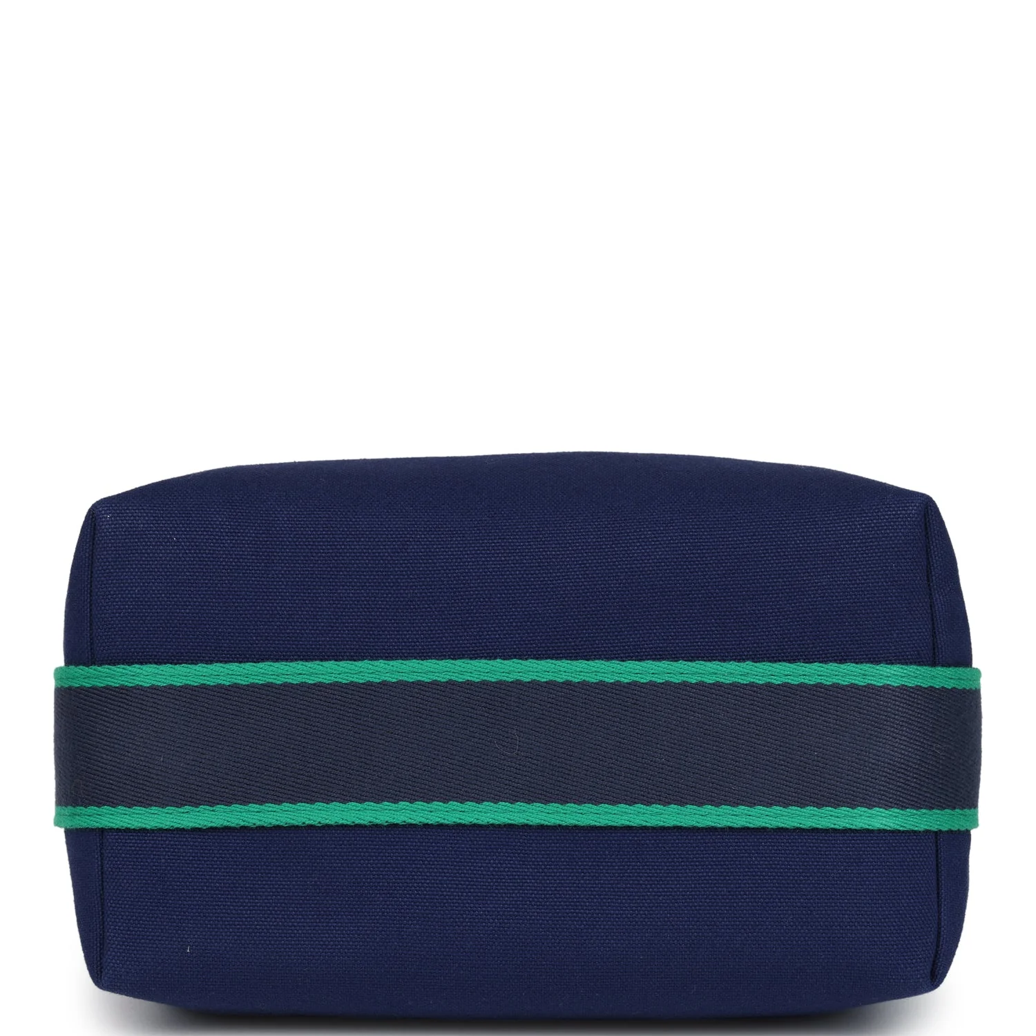 Hermes Bride-A-Brac Case PM Marine Canvas Palladium Hardware