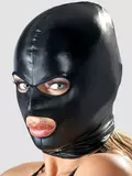 Bad Kitty Wet Look 3-Hole Bondage Hood