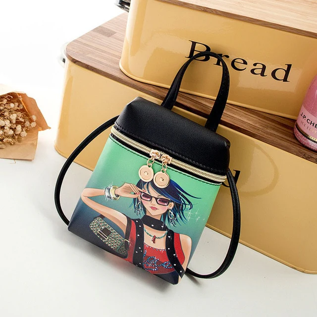 Cartoon Women Messenger Bags