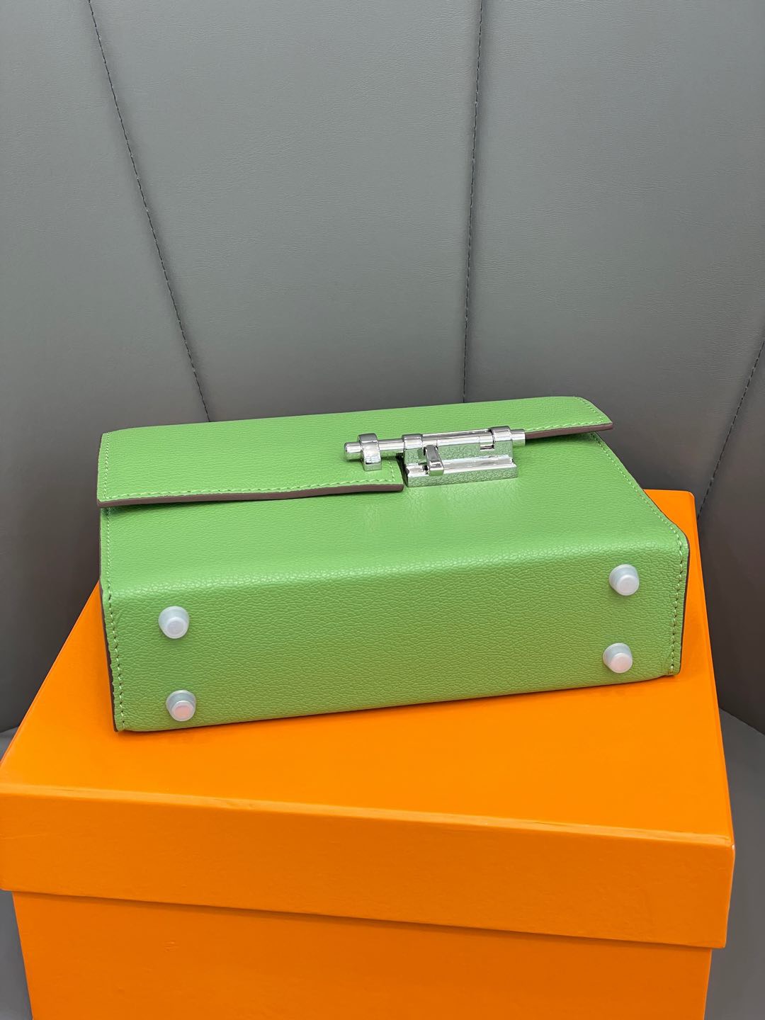 Hermes Verrou 18 Palladium Hardware