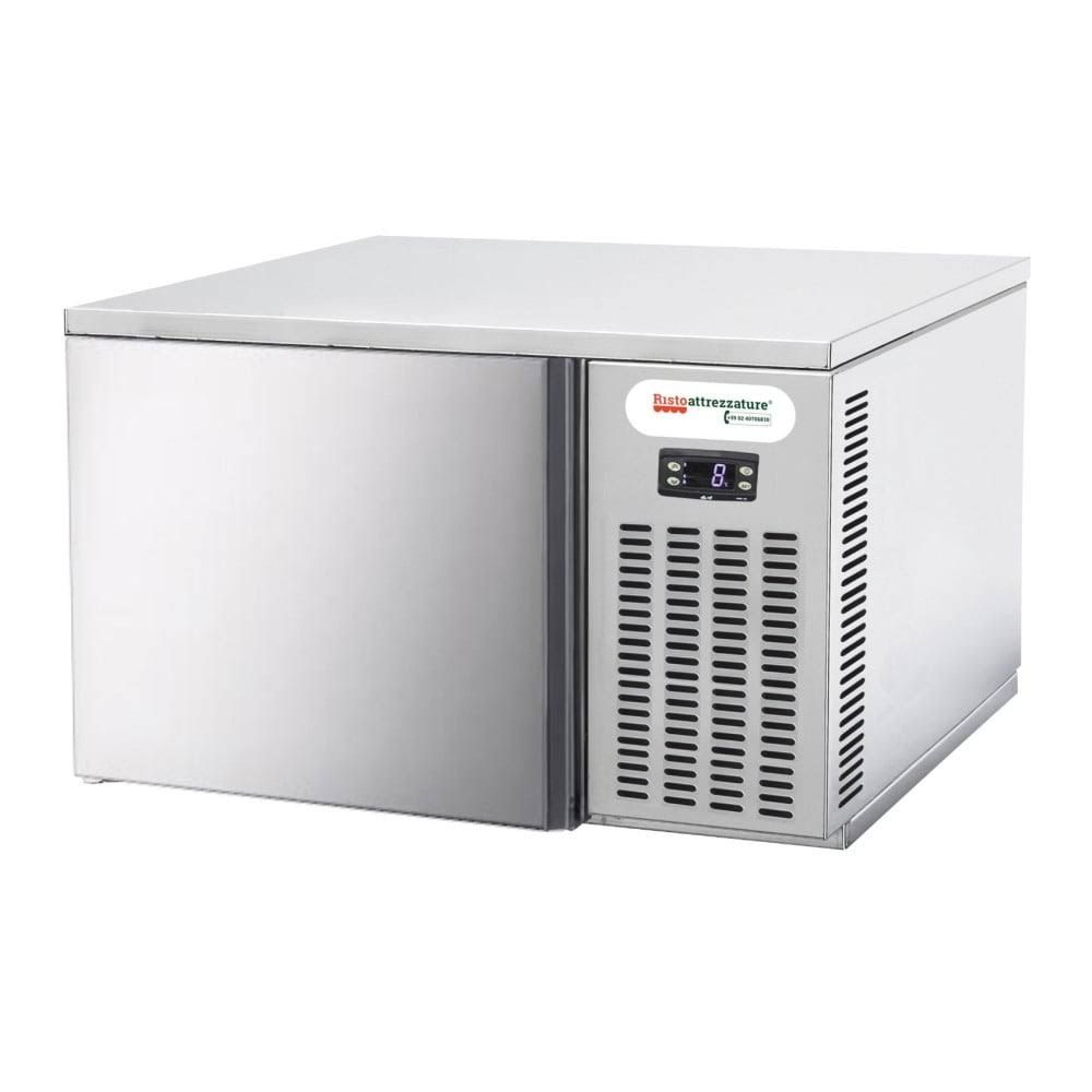 Abbattitore surgelatore di temperatura professionale 3 teglie GN 2/3 +10 -38° C 0.42 kW