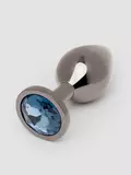 Lovehoney Gunmetal Jewelled Metal Medium Butt Plug 3 Inch
