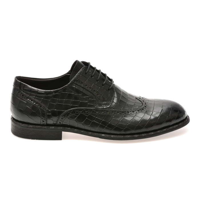 Pantofi eleganti EPICA negri, A288, din piele naturala