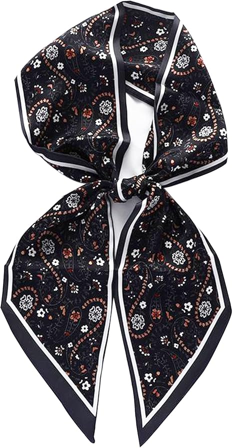 ELOWYNNE Satin Neck Scarf for Women