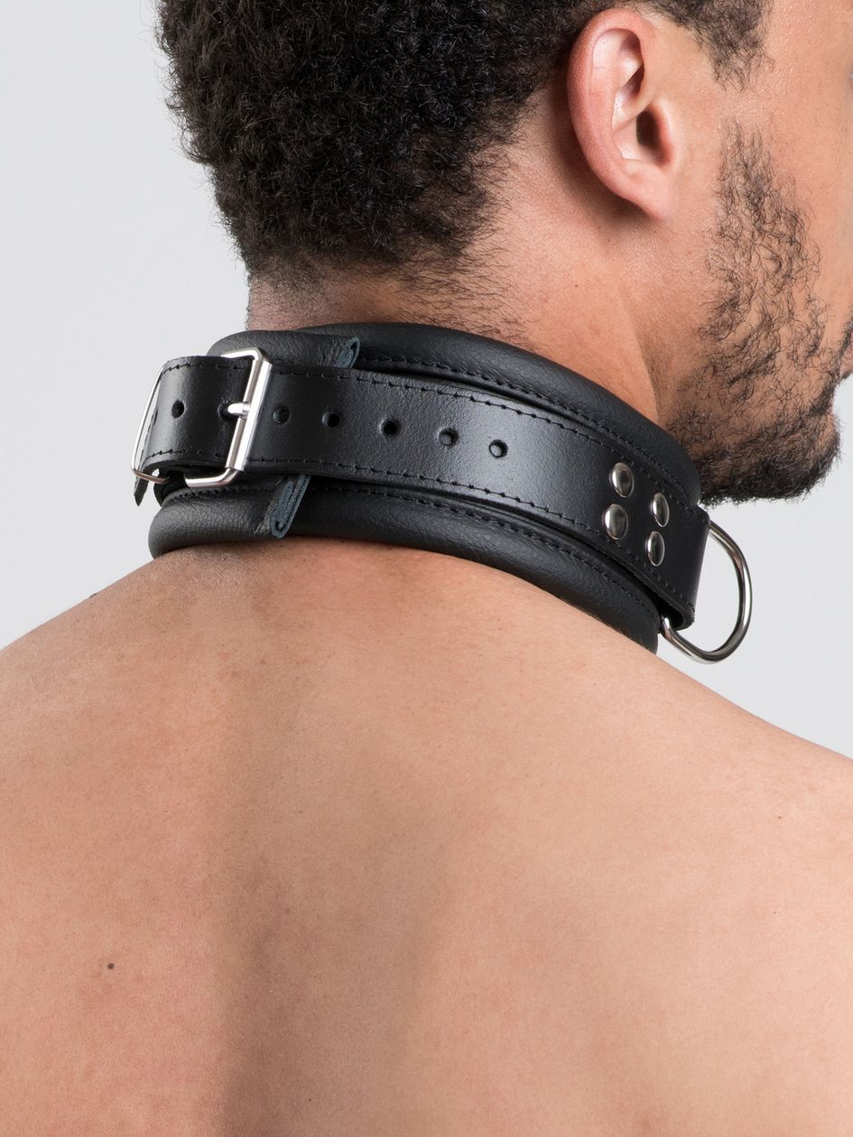 DOMINIX Deluxe Heavy Leather Collar