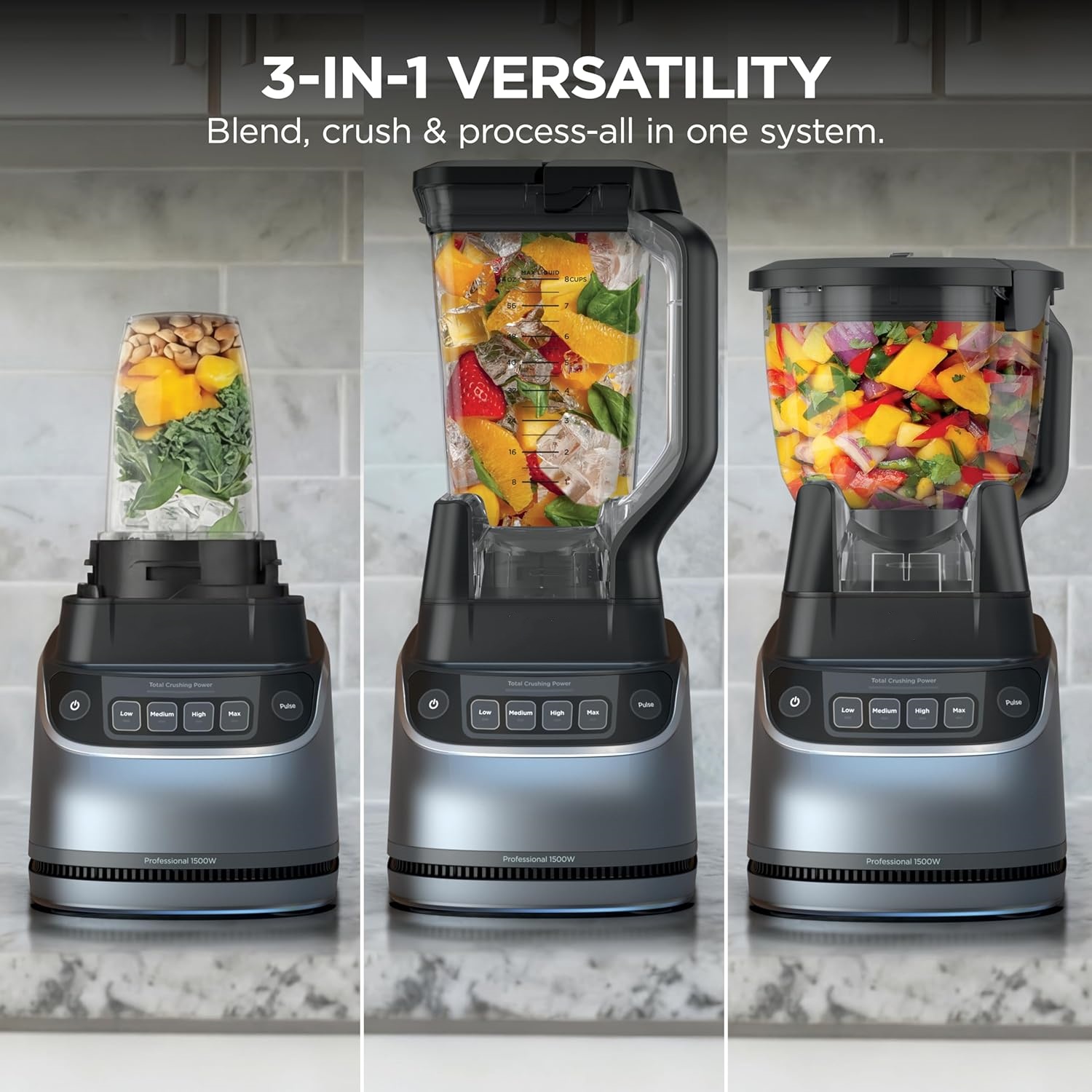 Clearance Sale💥Buy one get one free💥UltraCrush Professional Kitchen System | 1500W, 72oz Full-Size Blender