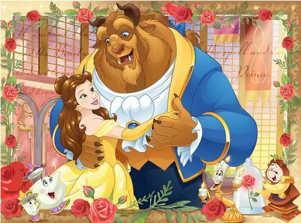 Children’s Jigsaw Puzzle Belle & Beast - 100 XXL Pieces Puzzle