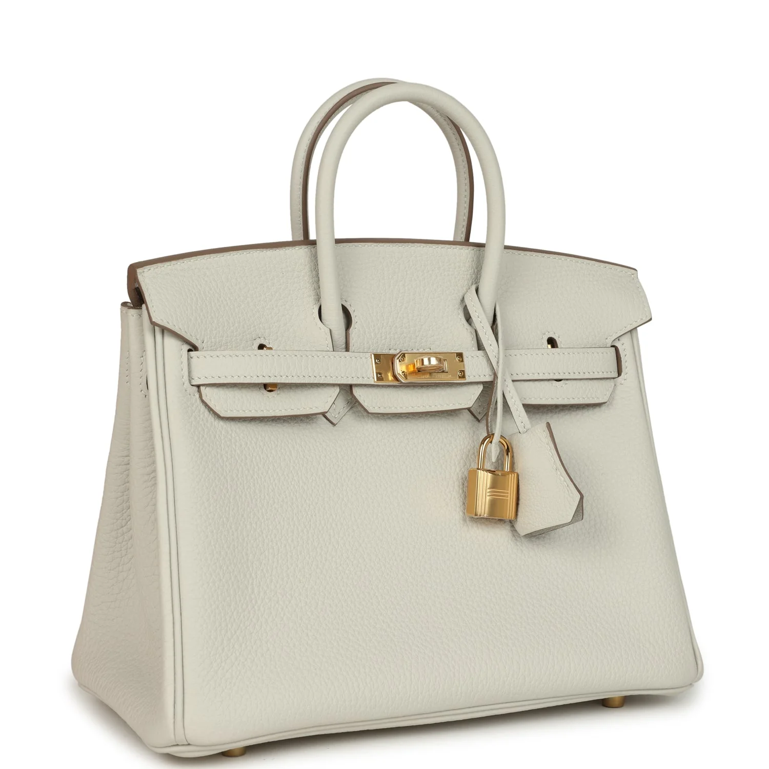 Hermes Birkin 25 Gris Pale Togo Gold Hardware