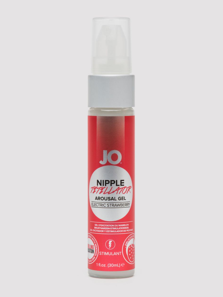 JO® Nipple Titillator Arousal Gel Electric Strawberry 30ml