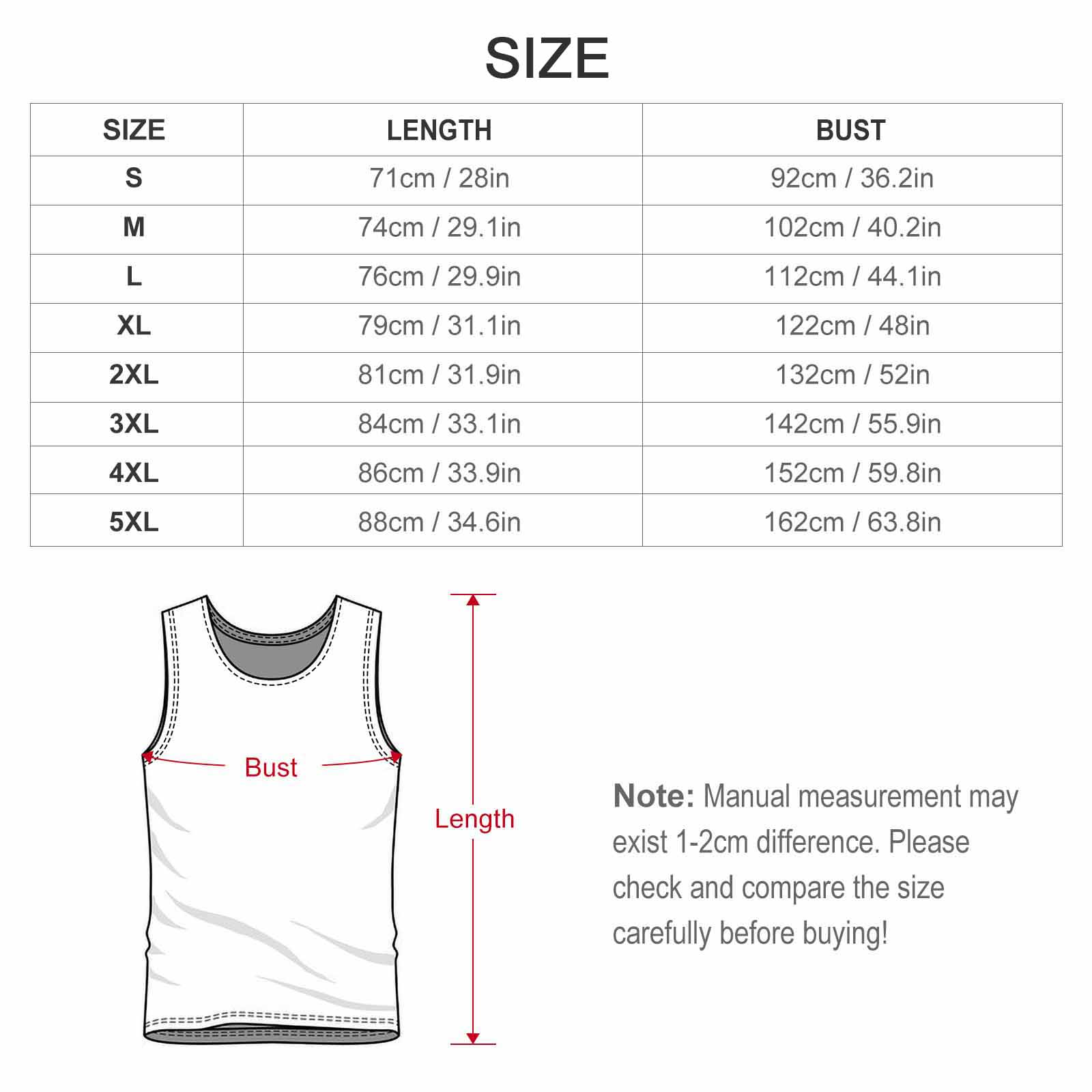 Personalized Custom Men’s 100% Cotton Sleeveless Vest