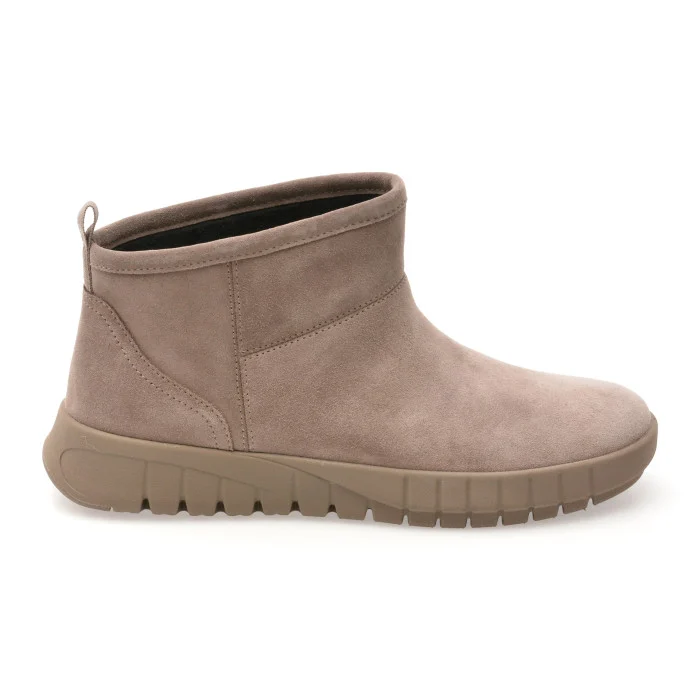Ghete GEOX gri, D569AA, din piele intoarsa