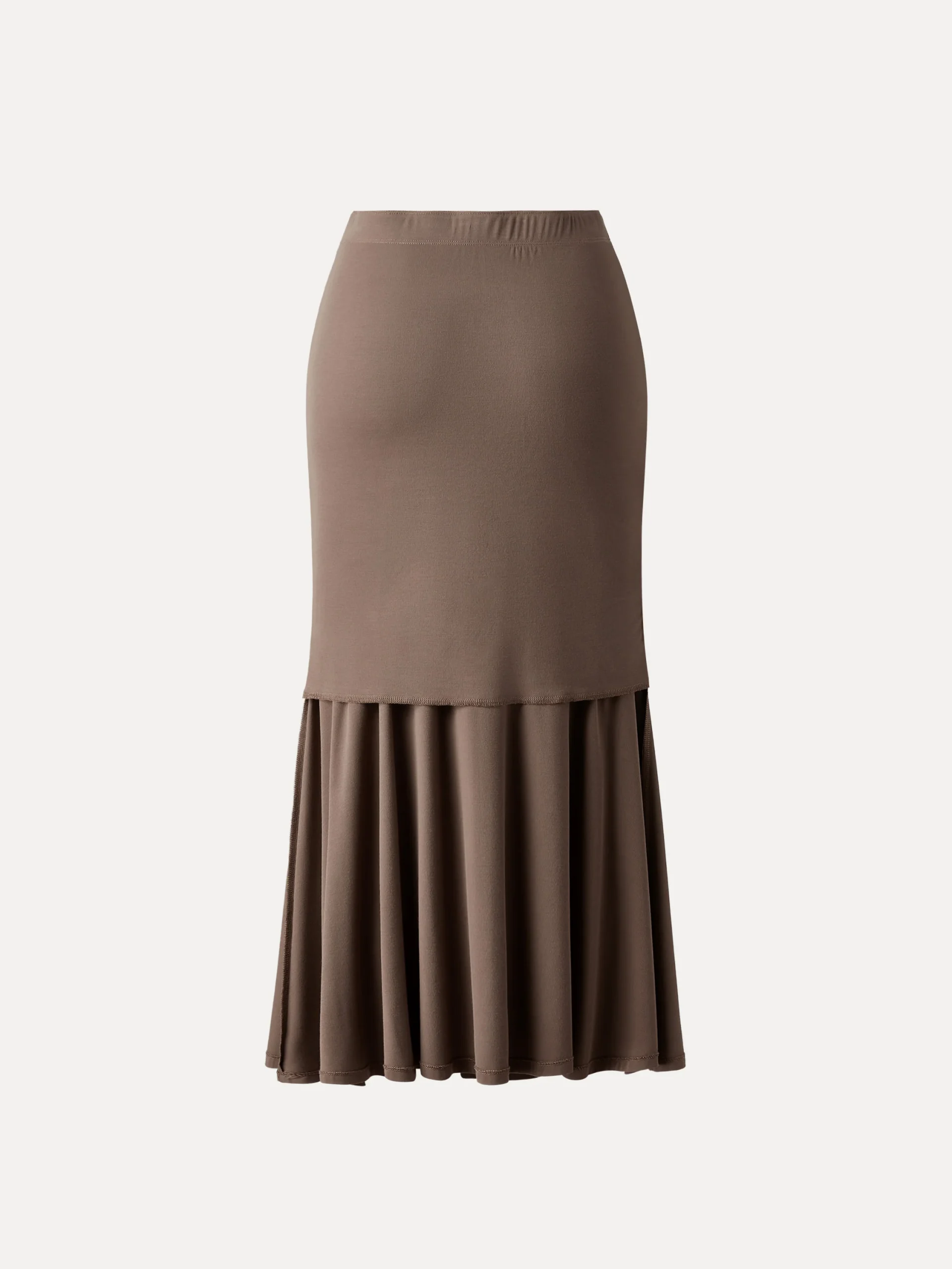 Classic Side Ruched Mermaid Maxi Skirt