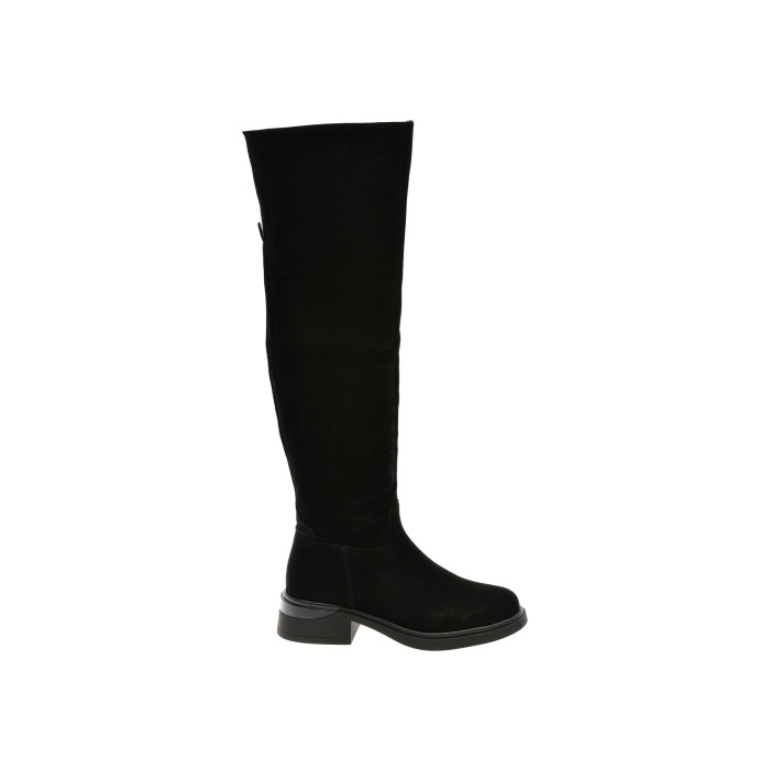 Cizme EPICA negre, HK161, din piele intoarsa