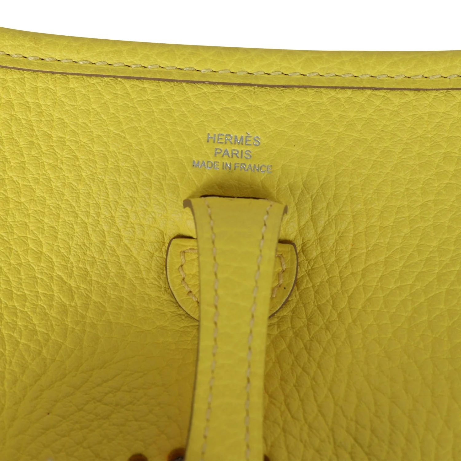 Hermes Evelyne TPM Lime Clemence Palladium Hardware