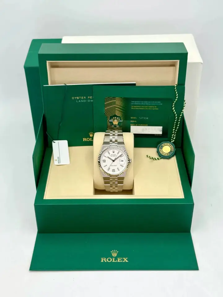 Rolex Land-Dweller 36 Oyster, 36 mm, Oystersteel and white gold M127234-0001