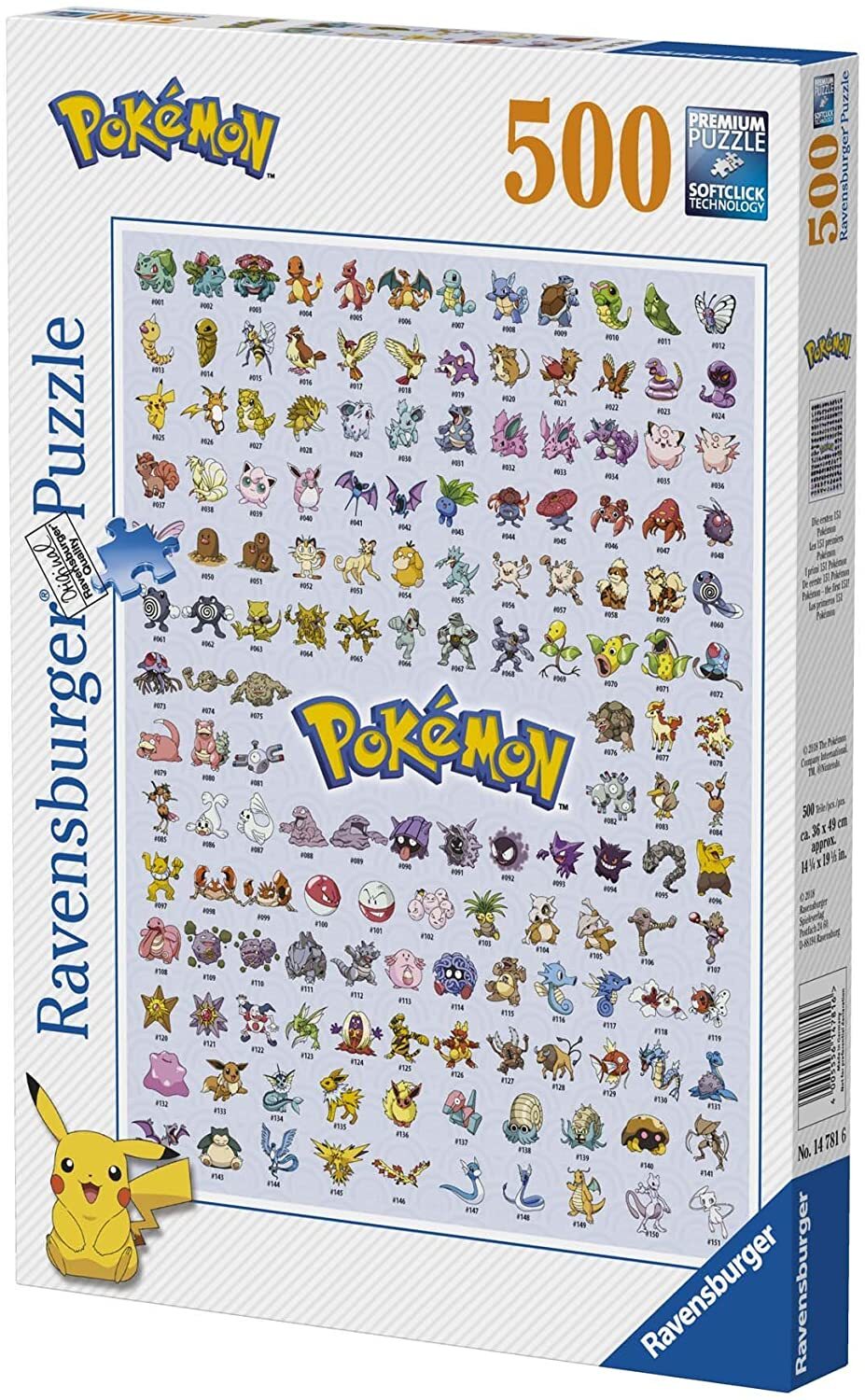 Pokemon – the first 151! 500 Piece Puzzle