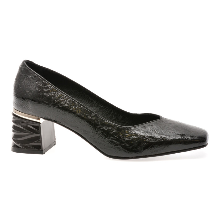 Pantofi eleganti EPICA negri, 3510074, din piele naturala lacuita