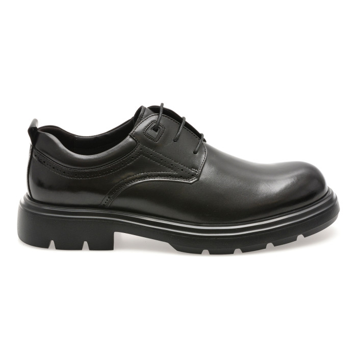 Pantofi EPICA negri, 52030, din piele naturala