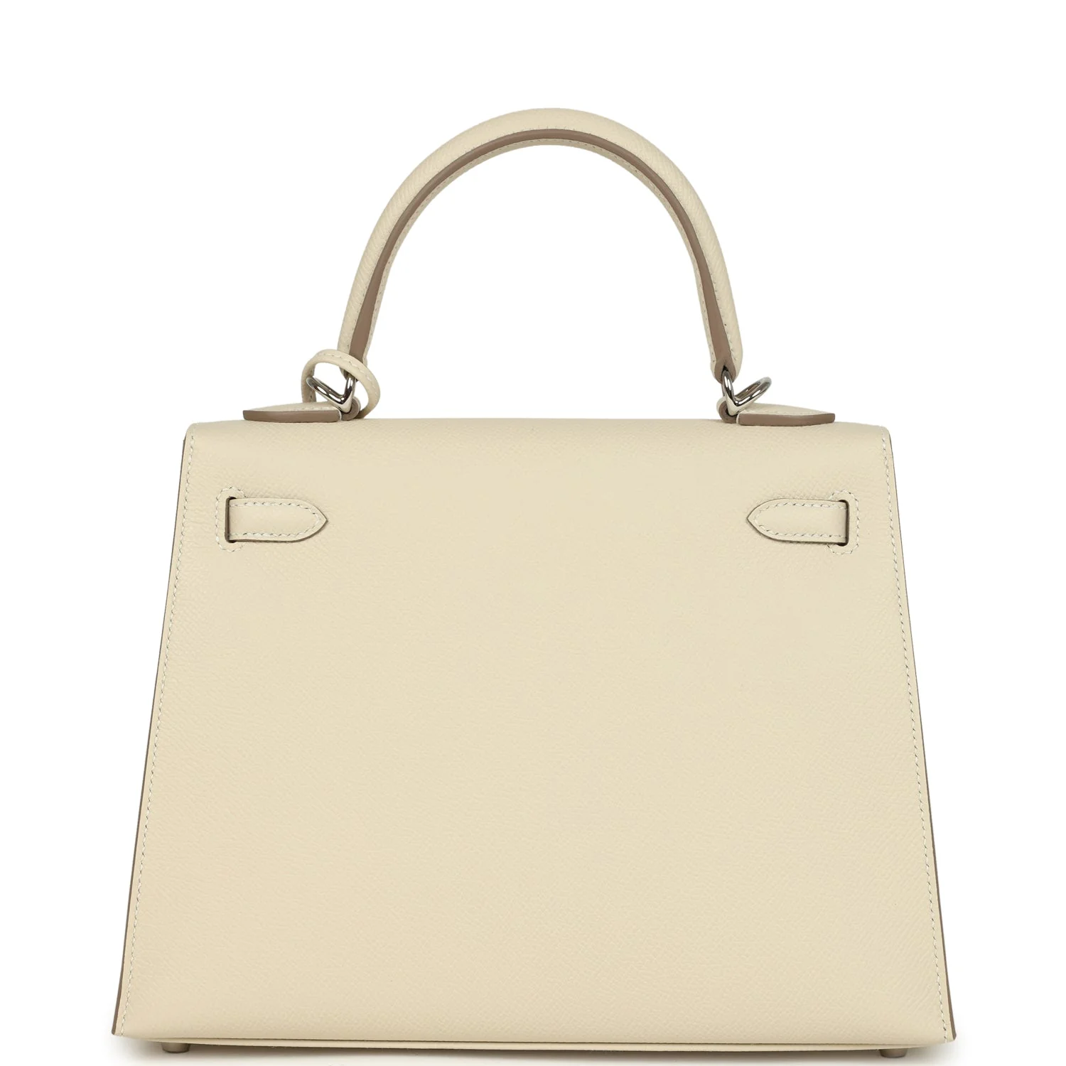 Hermes Kelly Sellier 25 Craie Epsom Electrum Hardware