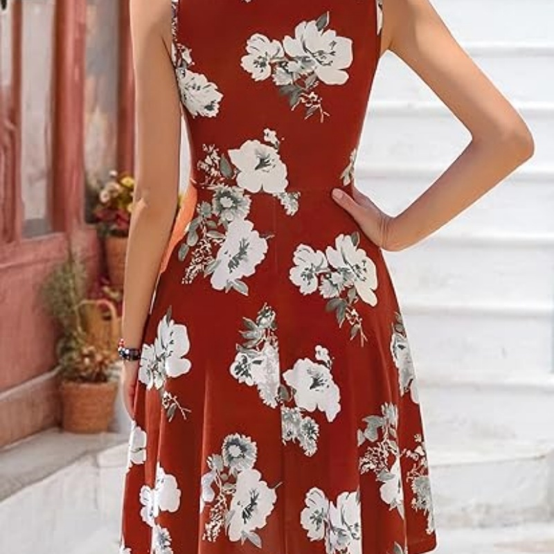 WRENLEY Women's Spring Deep V Neck Sleeveless