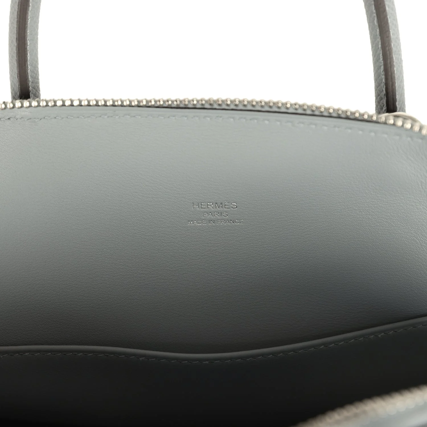 Hermes 1923 Bolide 25 Gris Pantin Epsom Palladium Hardware
