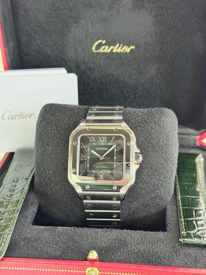 Cartier Santos Large Green