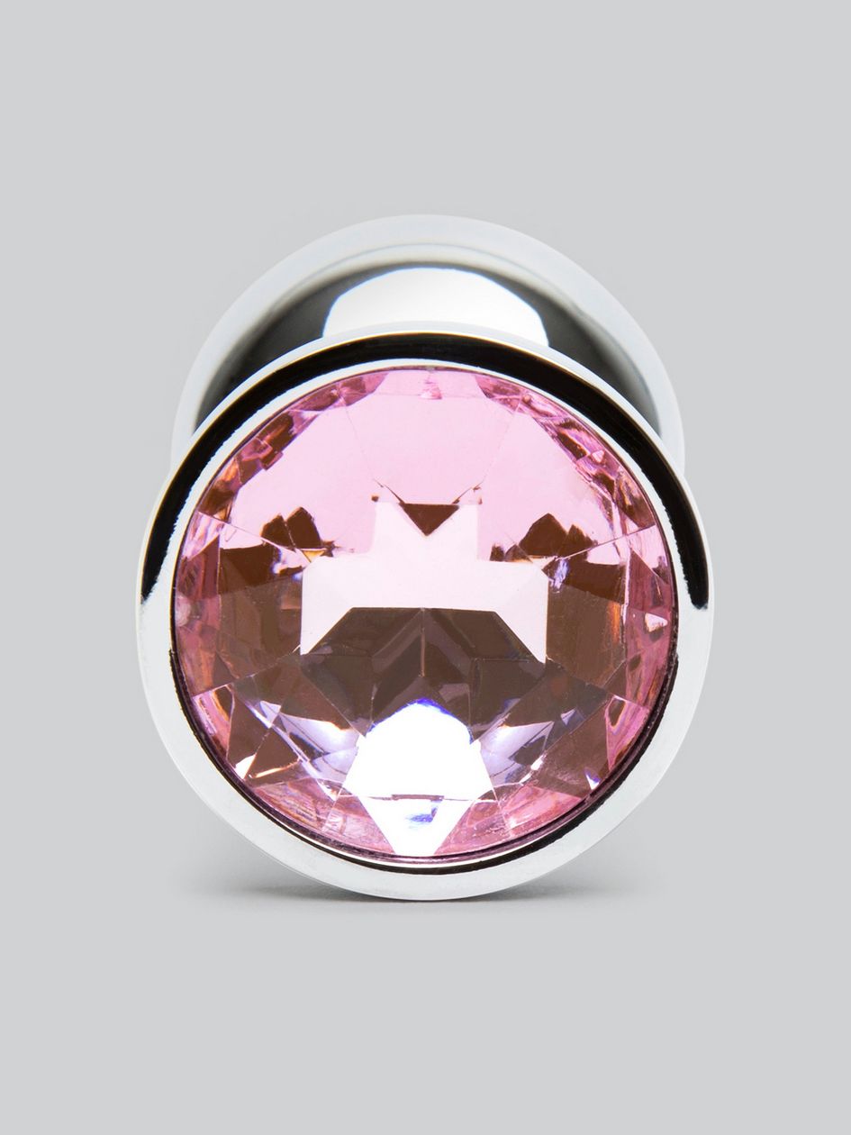Lovehoney Silver Jewelled Metal Butt Plug 2.5 Inch