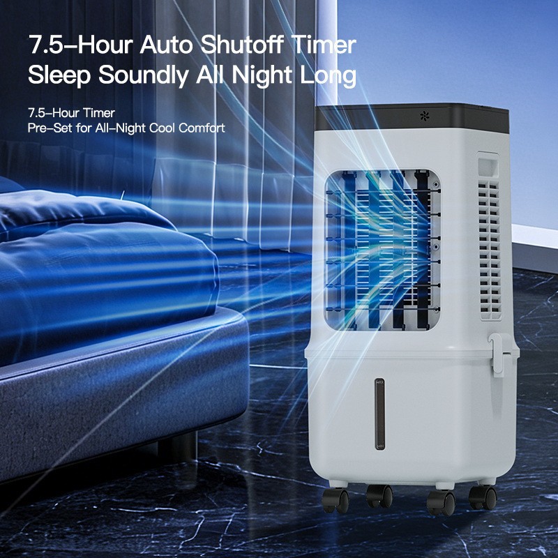 Foreign Trade Cooling Fan Air Conditioner Fan Household Refrigeration Small Mobile Water-Cooled Air Conditioning Fan Cross-Border Air Cooler