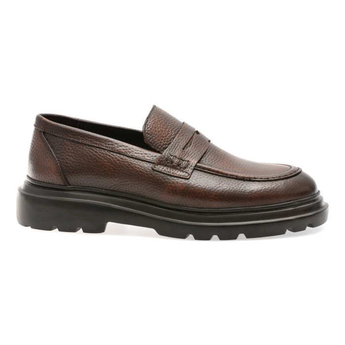 Mocasini GRYXX maro, FH254, din piele naturala