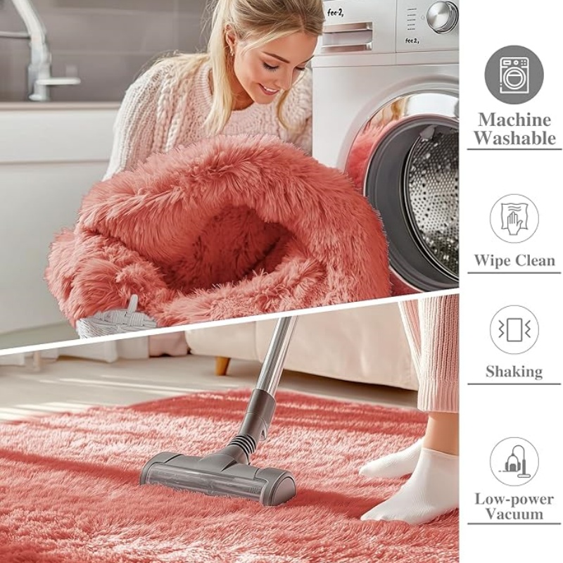 6x9 Machine Washable Large Area Rugs for Living Room, Bedroom
