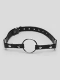 Bondage Boutique Advanced Leather and Metal O-Ring Gag 1.75 Inches