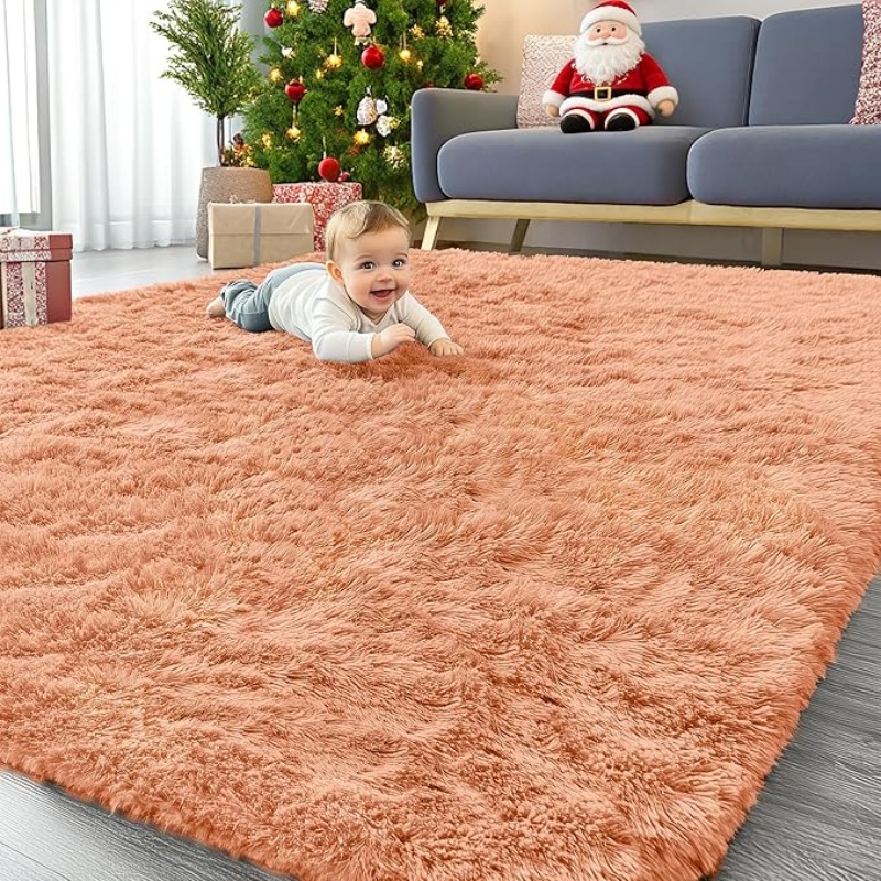 6x9 Machine Washable Large Area Rugs for Living Room, Bedroom