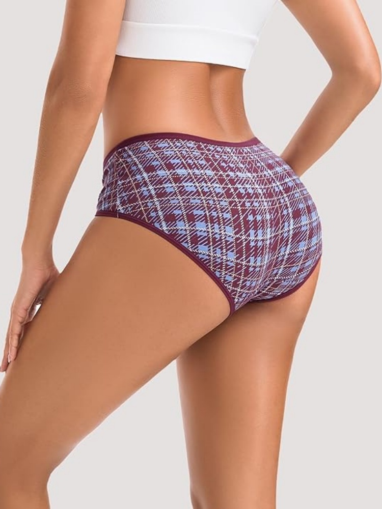 VALENTINIANA Womens Underwear Cotton Hipster Panties Regular