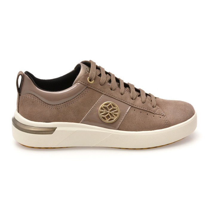 Pantofi sport GEOX gri, D55QFA, din piele intoarsa