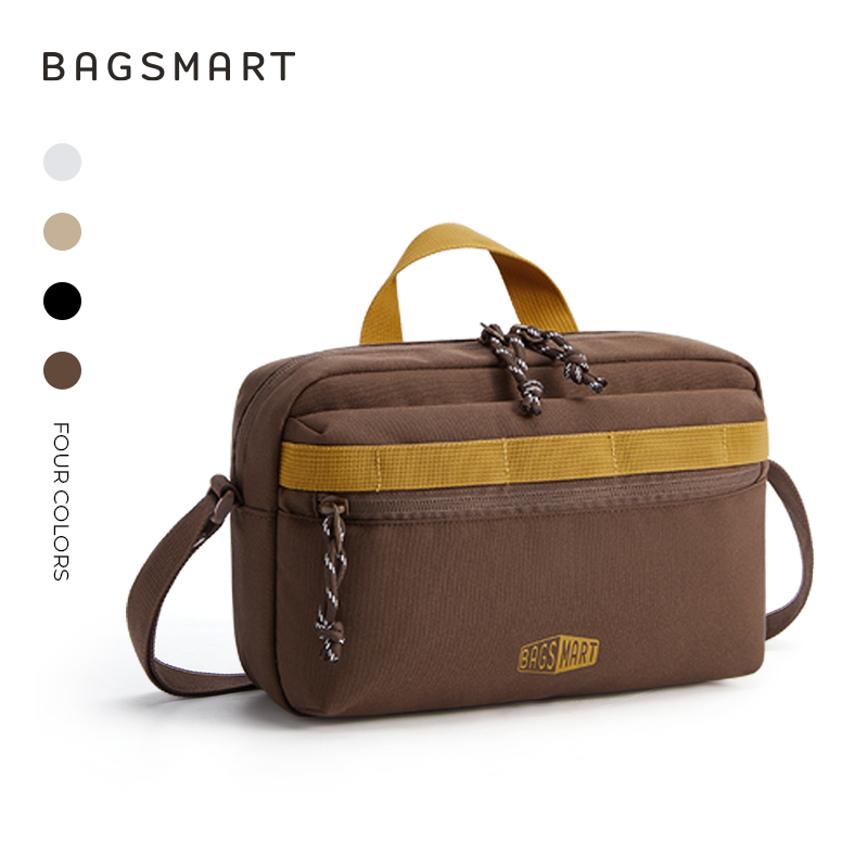 BAGSMART Crossbody Bag, Shoulder Handbag with Adjustable Straps for Everyday Carry, Casual, Travel, Coffee