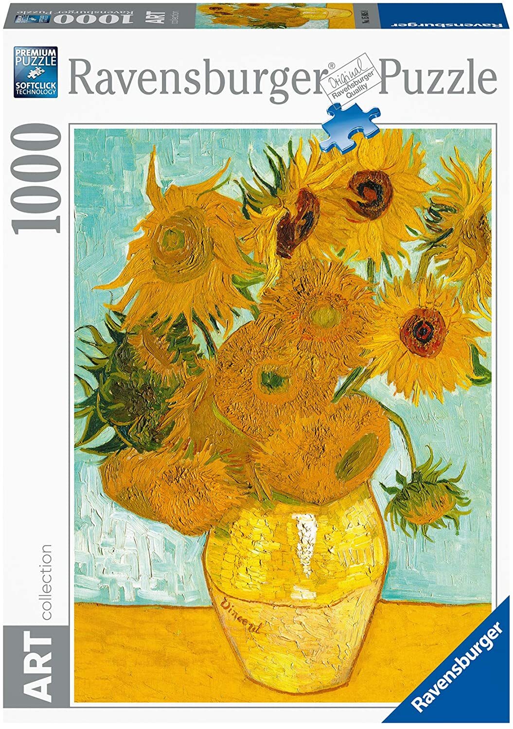 Van Gogh Sunflowers Art Collection 1000 Piece Puzzle